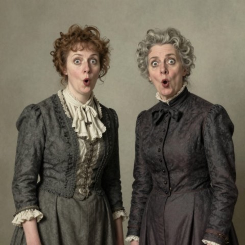 Zwei Dortschönheiten