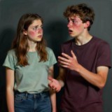 Zwei gestresste Teenager